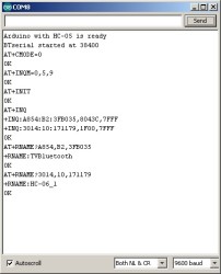 Connecting 2 Arduinos by Bluetooth using a HC-05 and a HC-06: Pair ...