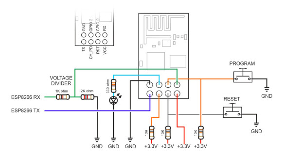 ESP8266-01 Programming Breakout Board – Martyn Currey